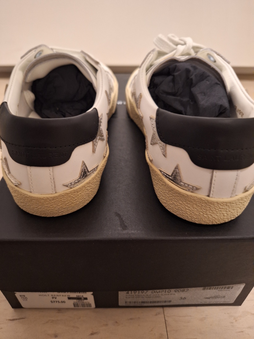 Saint Laurent Paris Court Classic SL/06 Sneakers - Size 36 - photo 3