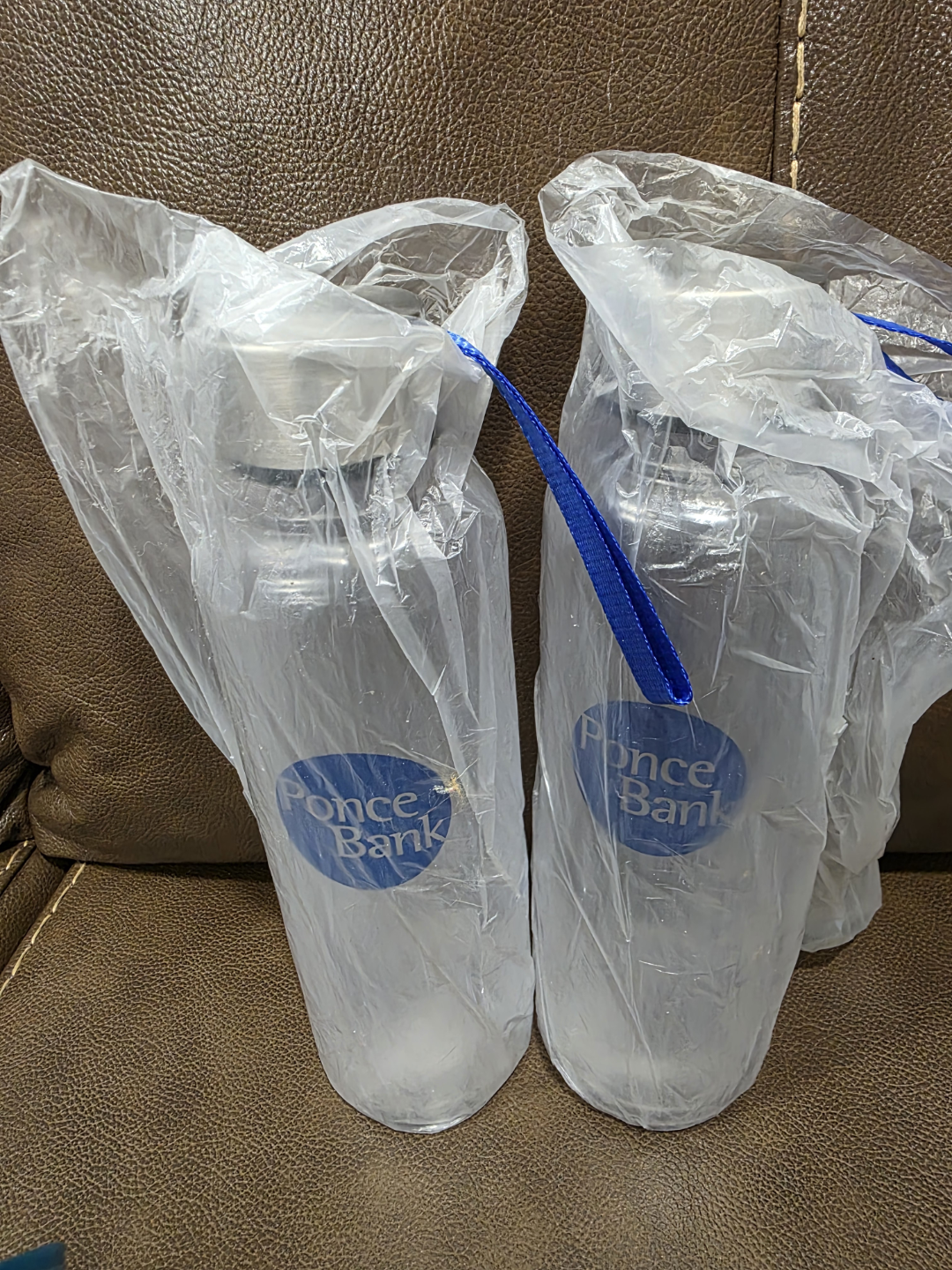 Two Ponce Bank Water Bottles