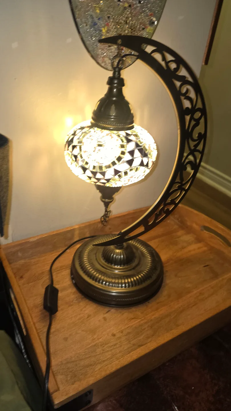 Turkish Moon Table Lamp image indicator(2)