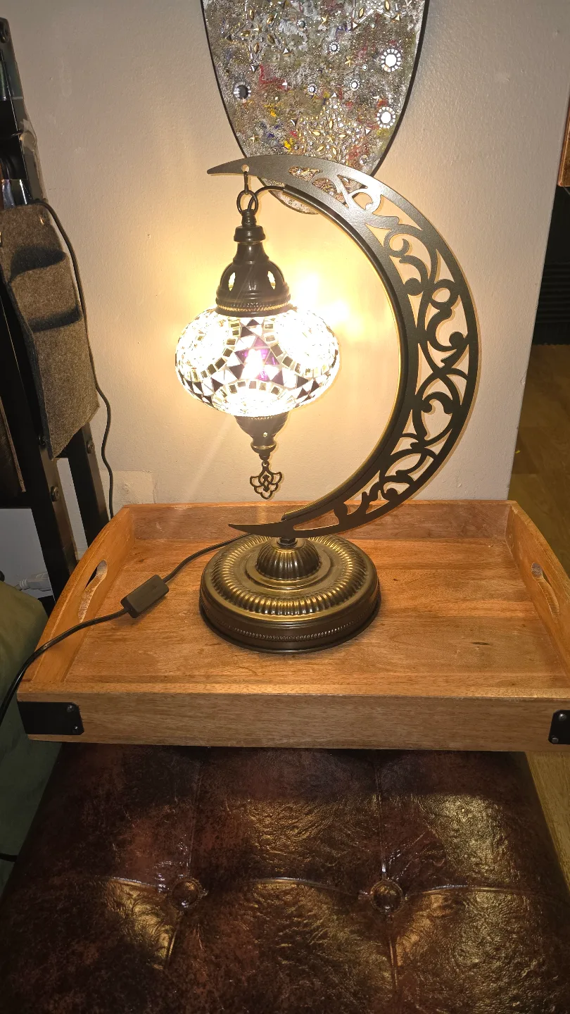 Turkish Moon Table Lamp image indicator(3)