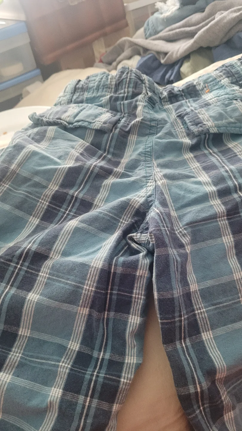 "🧡"Joe Fresh Kids Size 8 Blue Plaid Shorts image indicator(3)