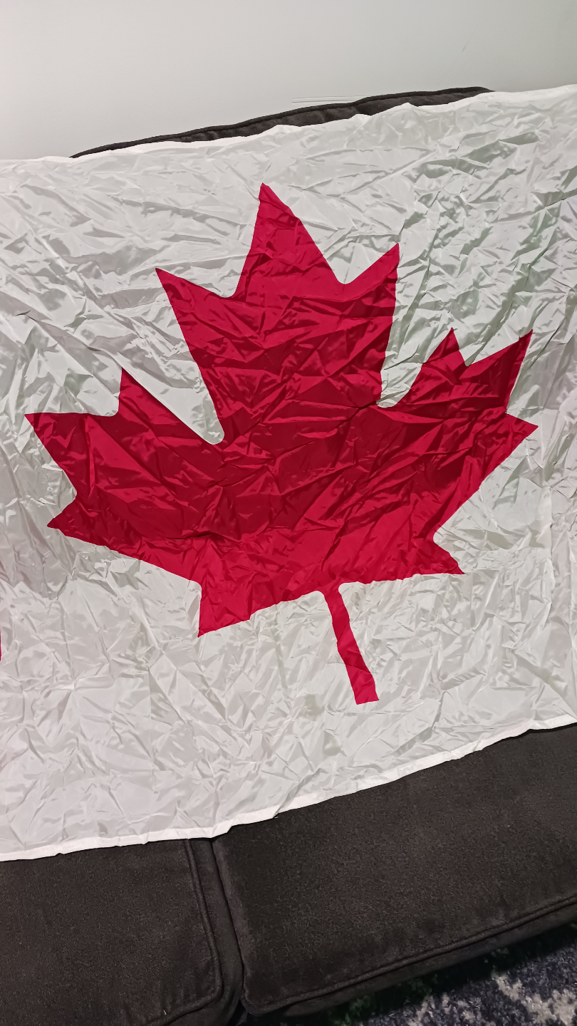Canadian and Alberta Flags