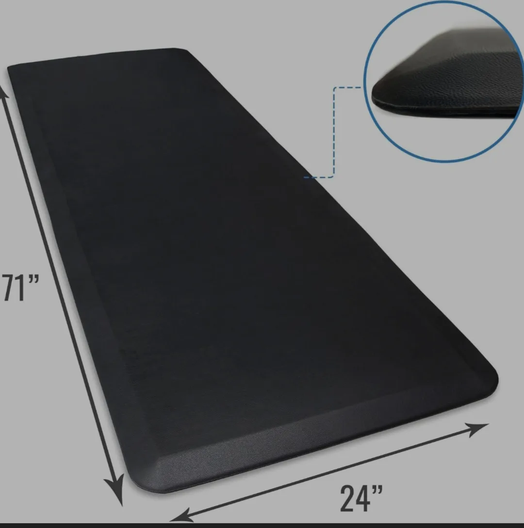 Anti-fatigue Mat - 71" x 24" - Black image indicator(3)