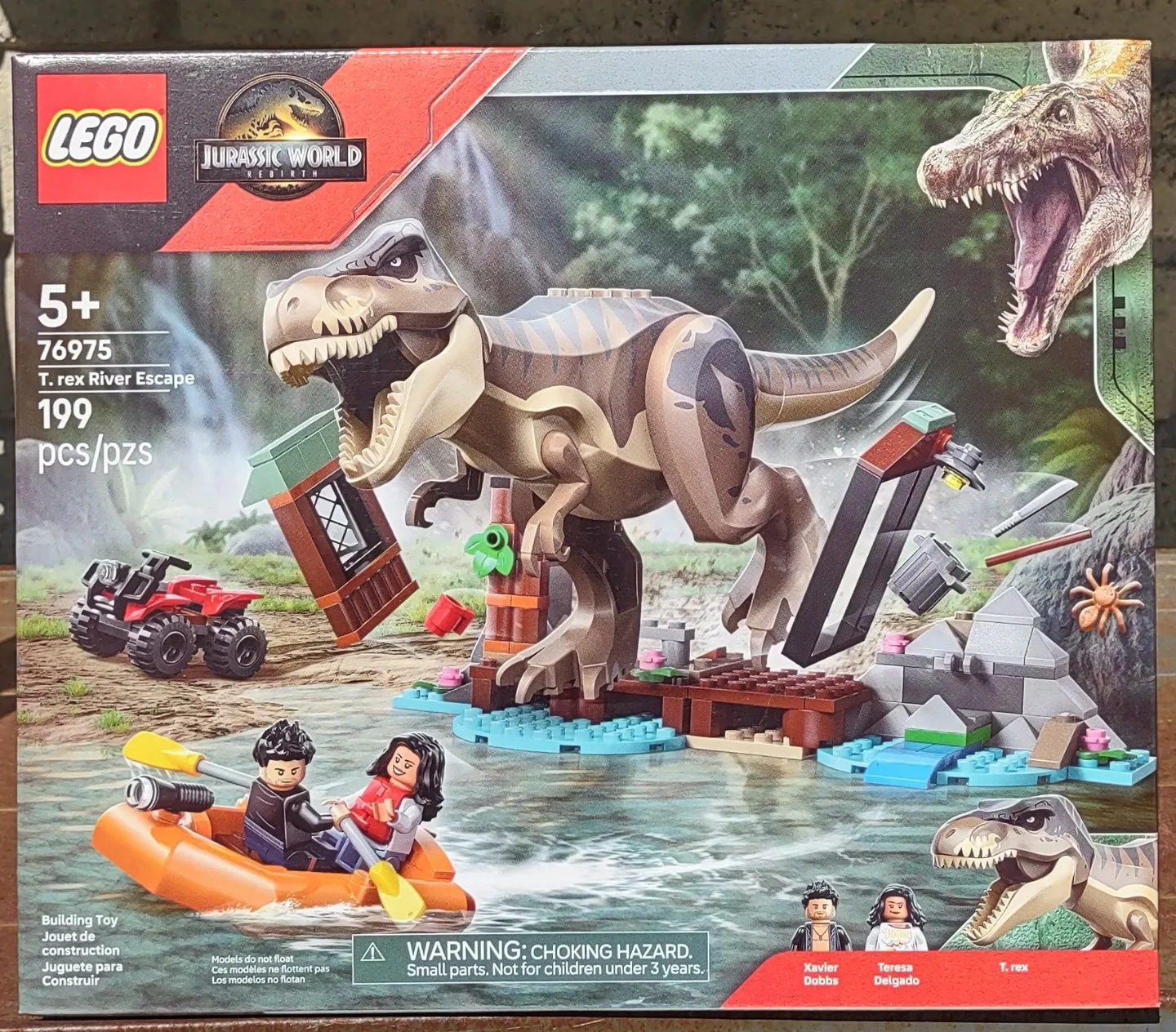 Lego Jurassic World T-Rex River Escape 76975 thumbnail