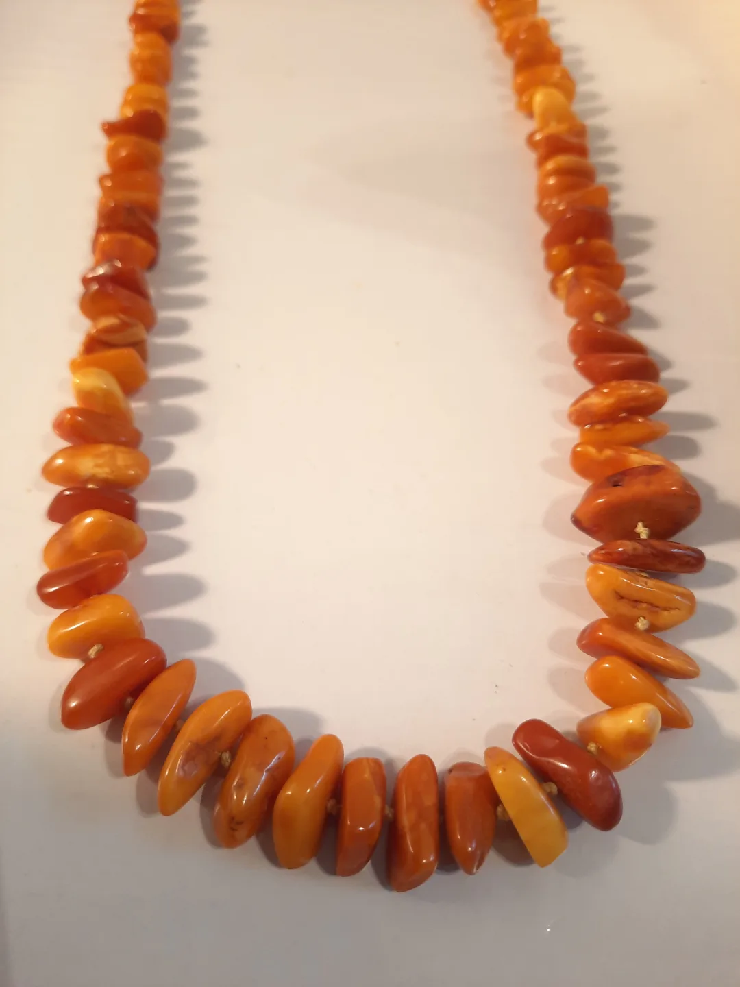 Amber Beaded Necklace thumbnail