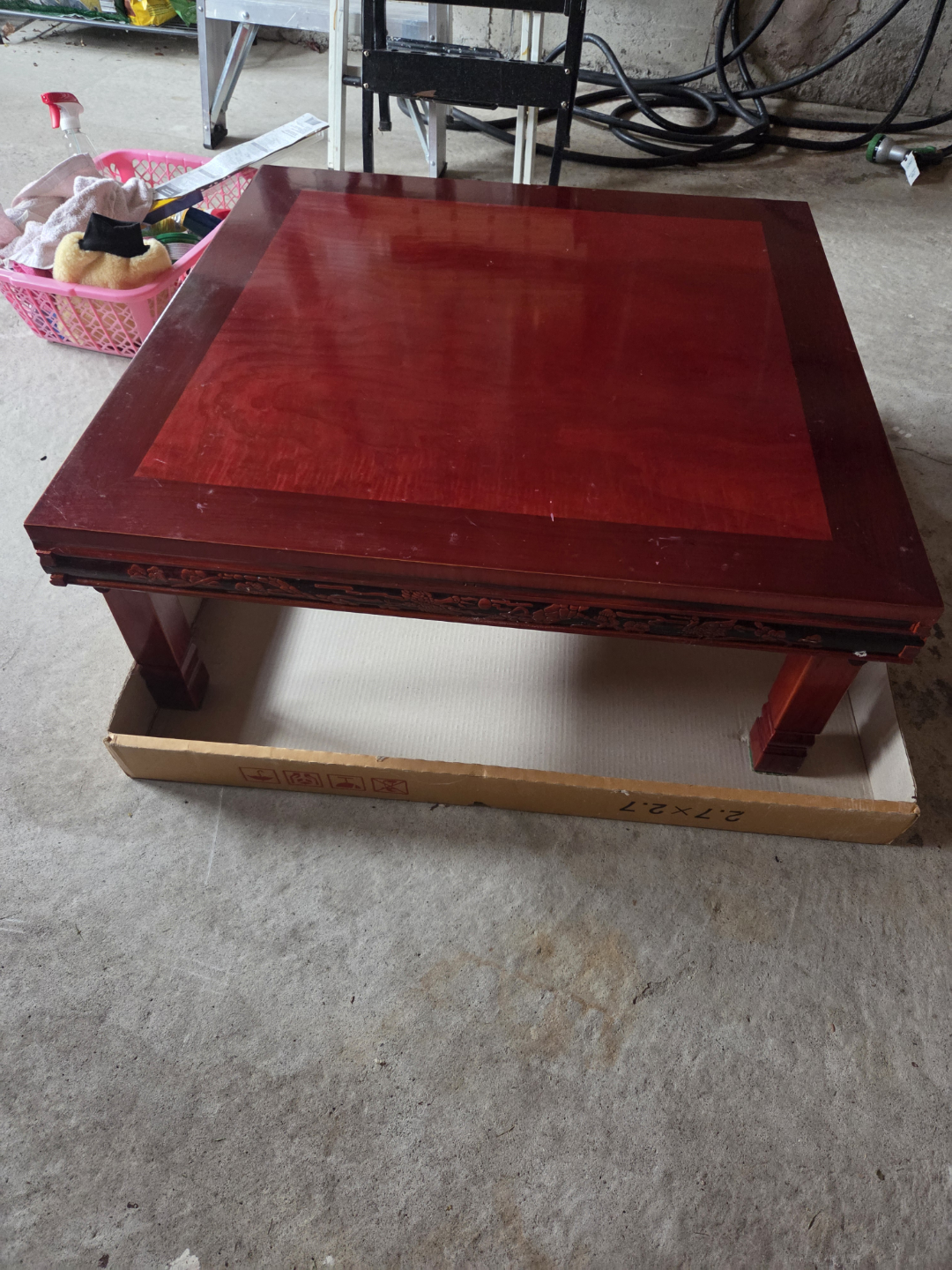 Low korean-style coffee table