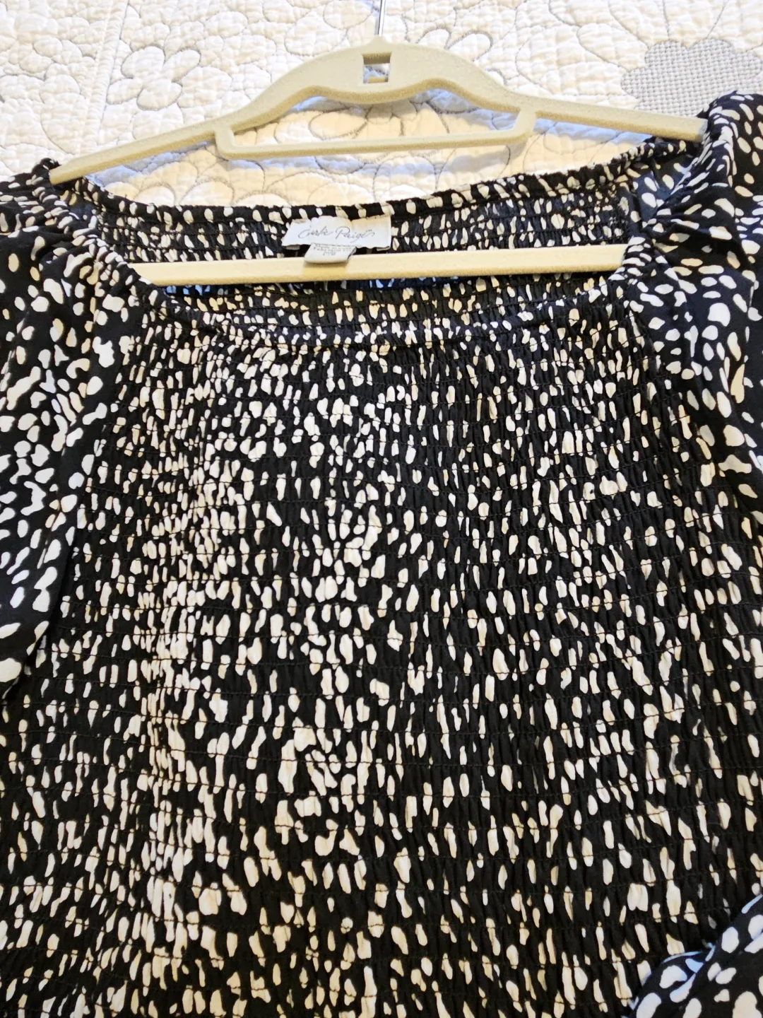 Black and White Dalmatian Print Mini Dress image indicator(3)