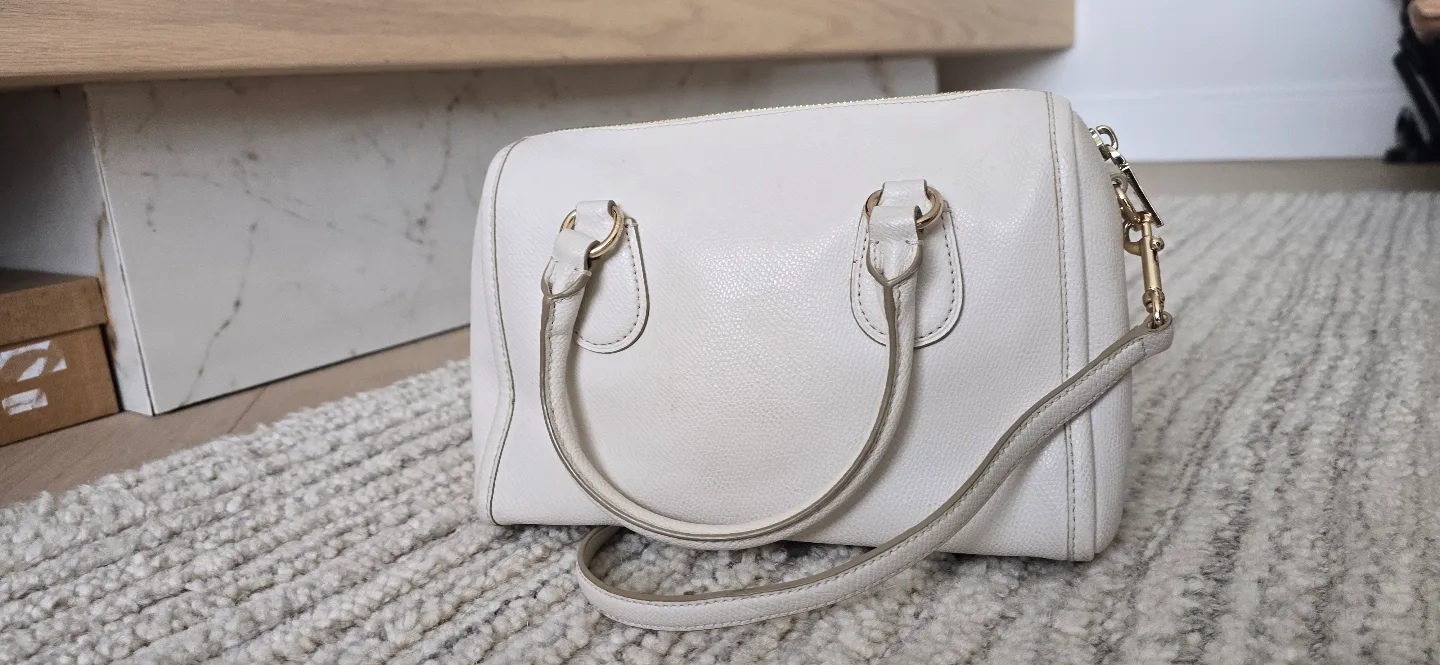 Coach Off White Leather Mini Bennett Satchel image indicator(2)