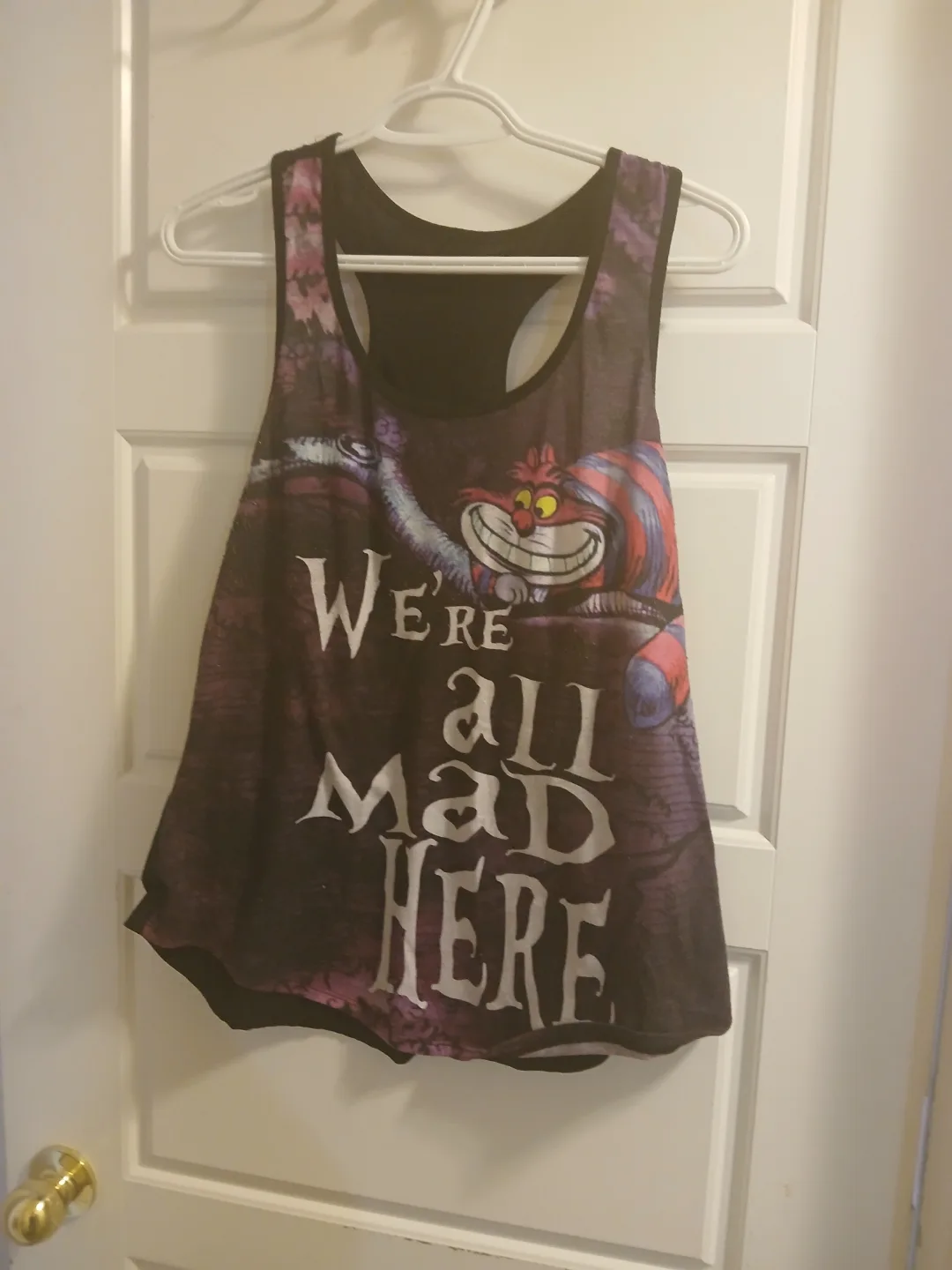 Alice in Wonderland Cheshire Cat Tank Top thumbnail