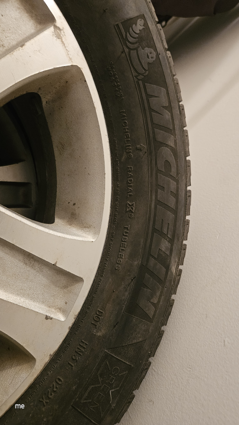 Michelin Winter Tires with Rims - Set of 4