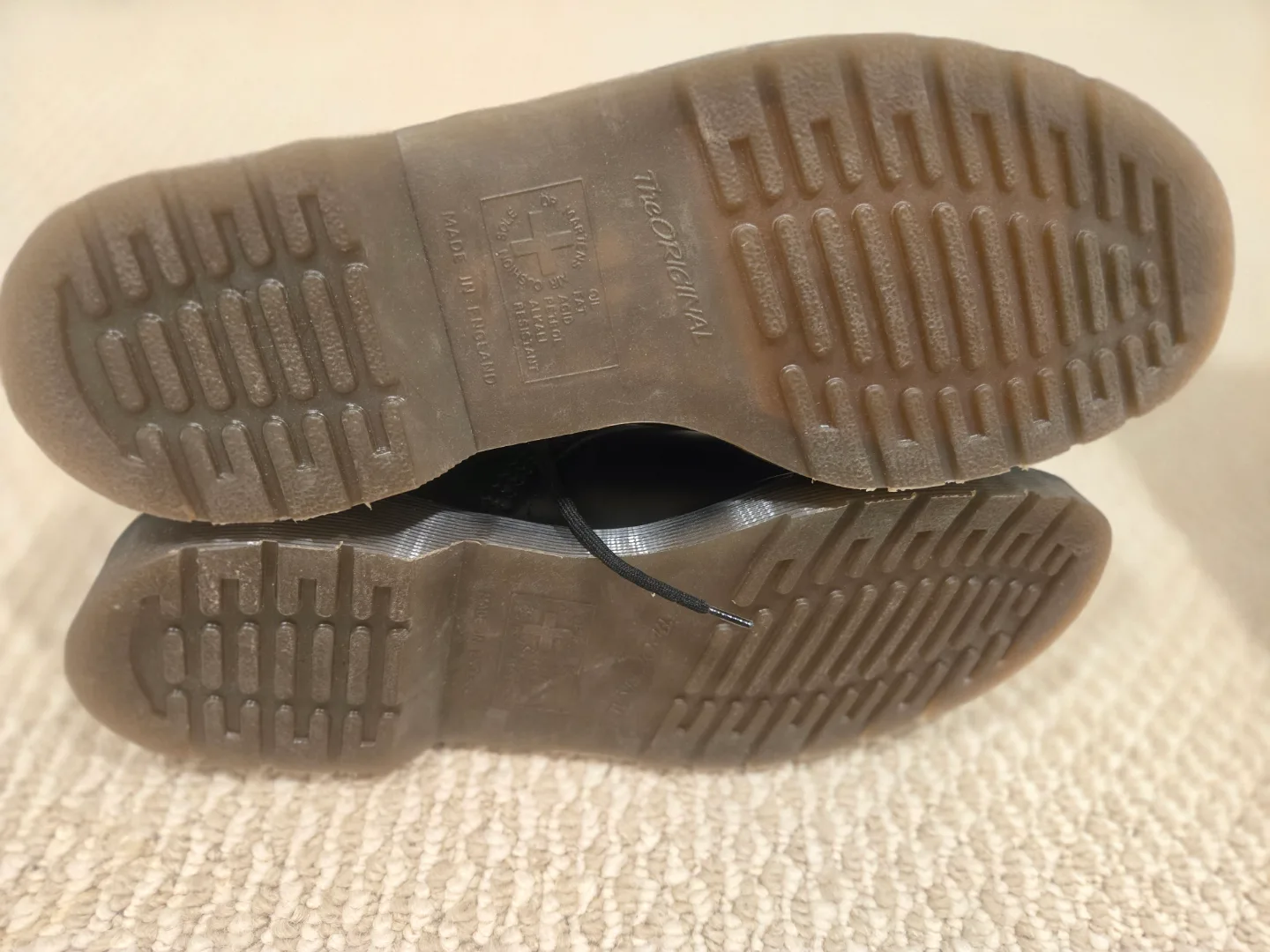 Dr. Martens Black Leather Boots BNWT sz 11 image indicator(4)