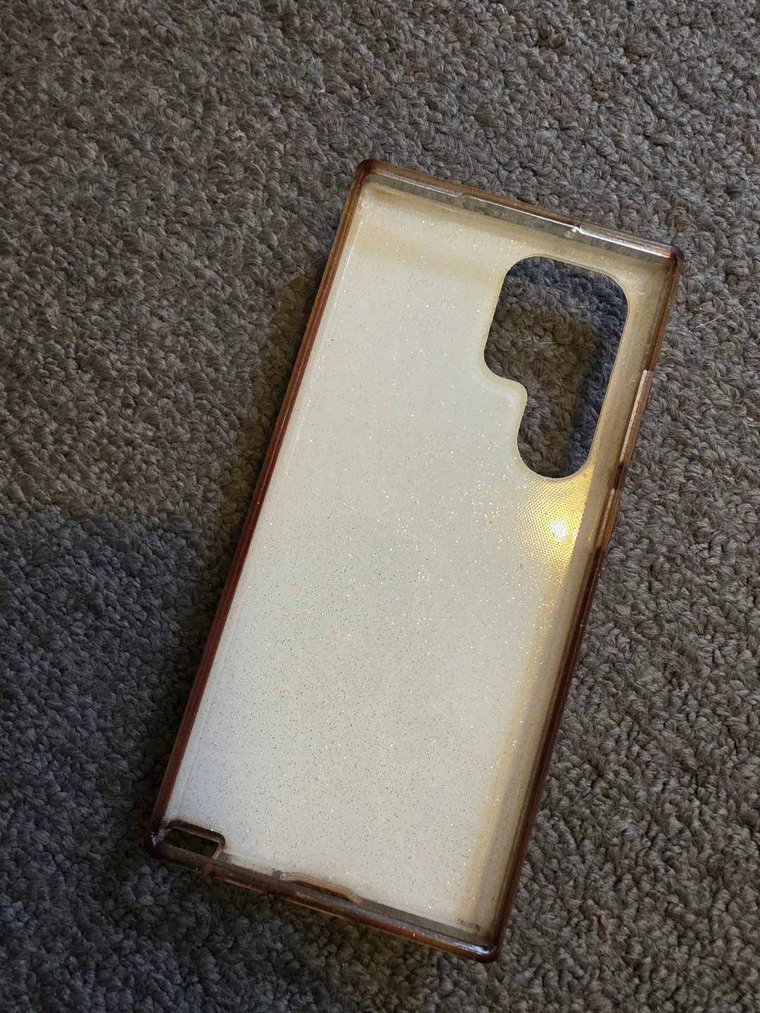 Samsung S24 Ultra Phone Case with Glitter Popsocket image indicator(4)