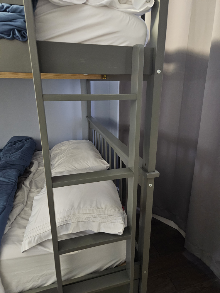 Grey full over Full Bunk Bed - photo 5