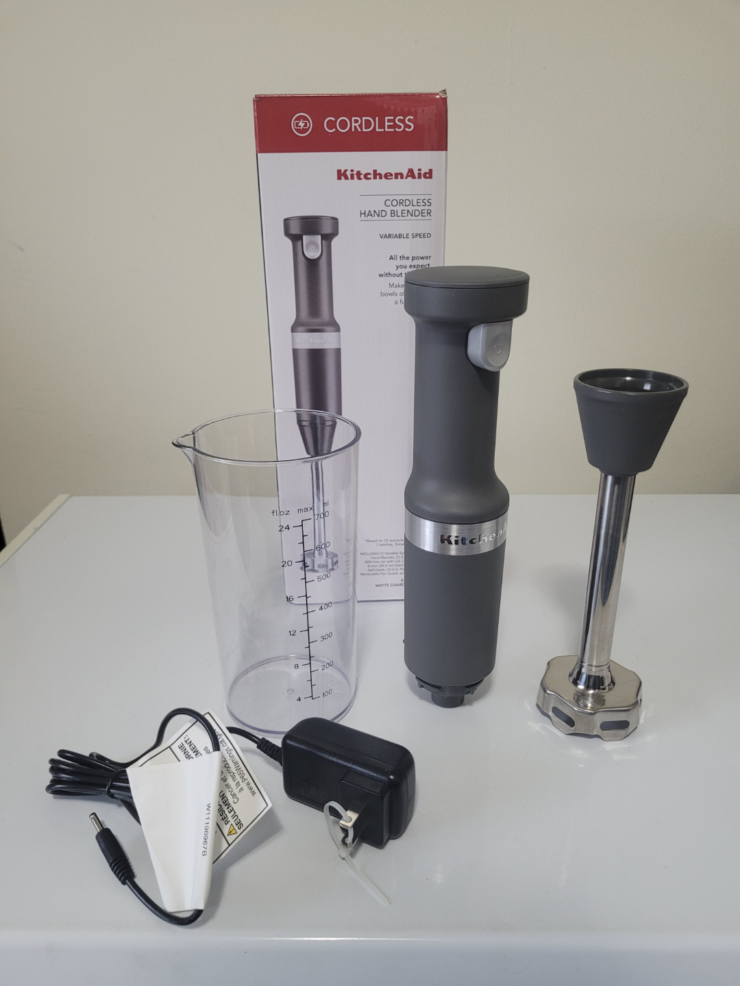 KitchenAid Cordless Variable Speed Immersion Blender KHBBV53OB