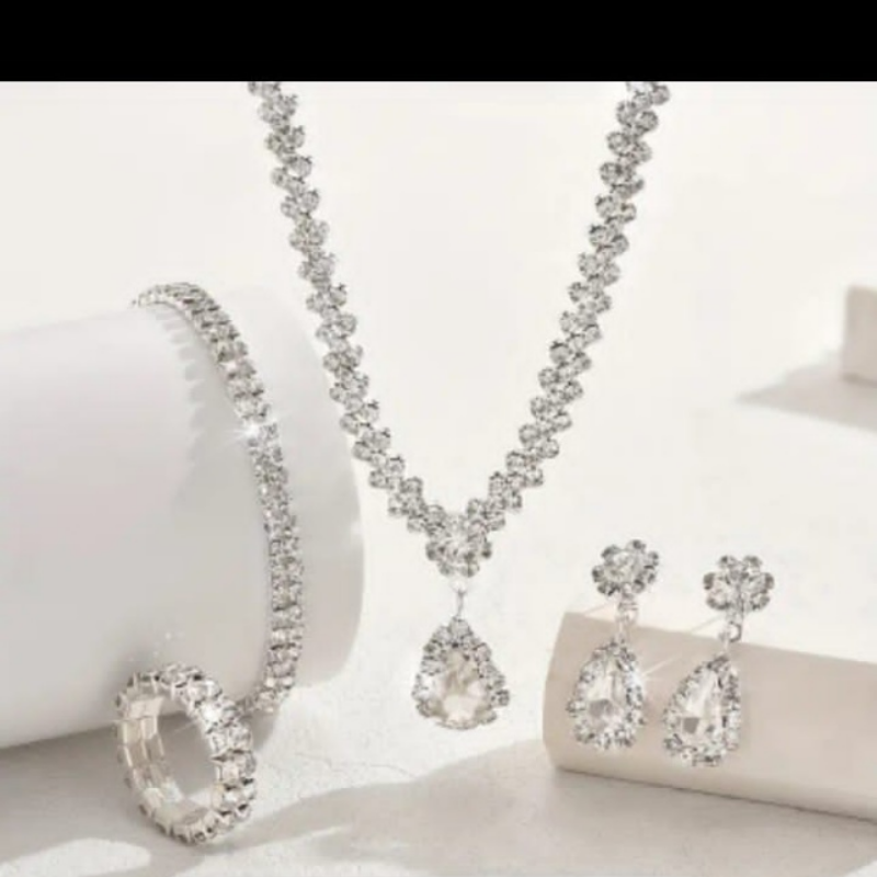 Elegant Crystal Jewellery Set - photo 3