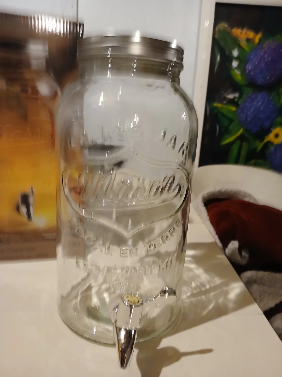 Mason Jar Beverage Dispenser - 3.5 Litre image indicator(2)