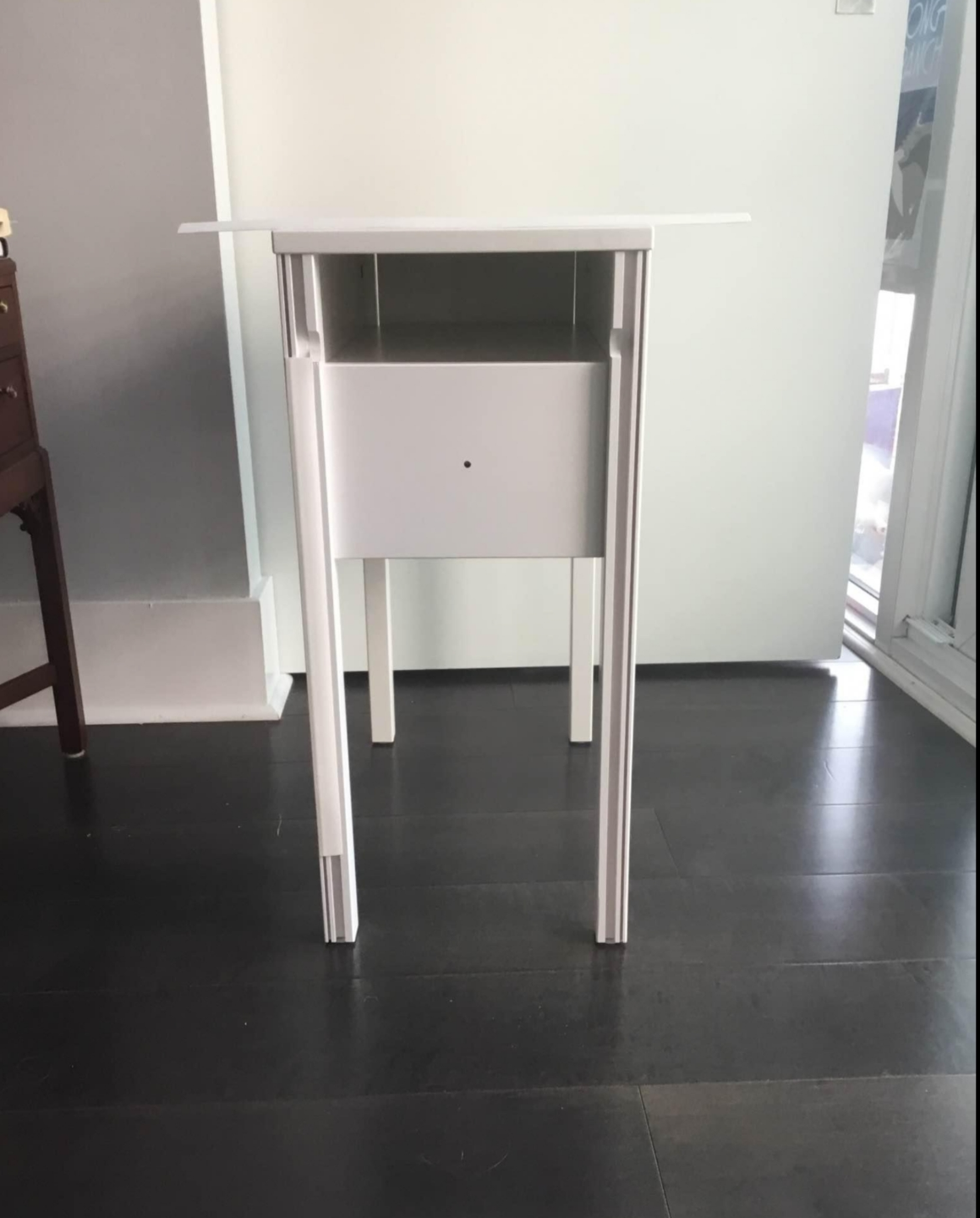 IKEA Nordli narrow nightstand bedside table - photo 4