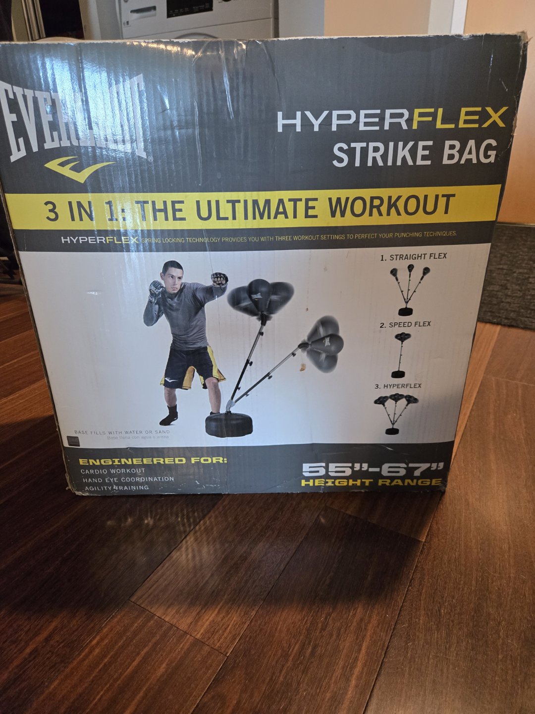 Everlast Hyperflex Strike Bag - 3-in-1 Boxing Workout