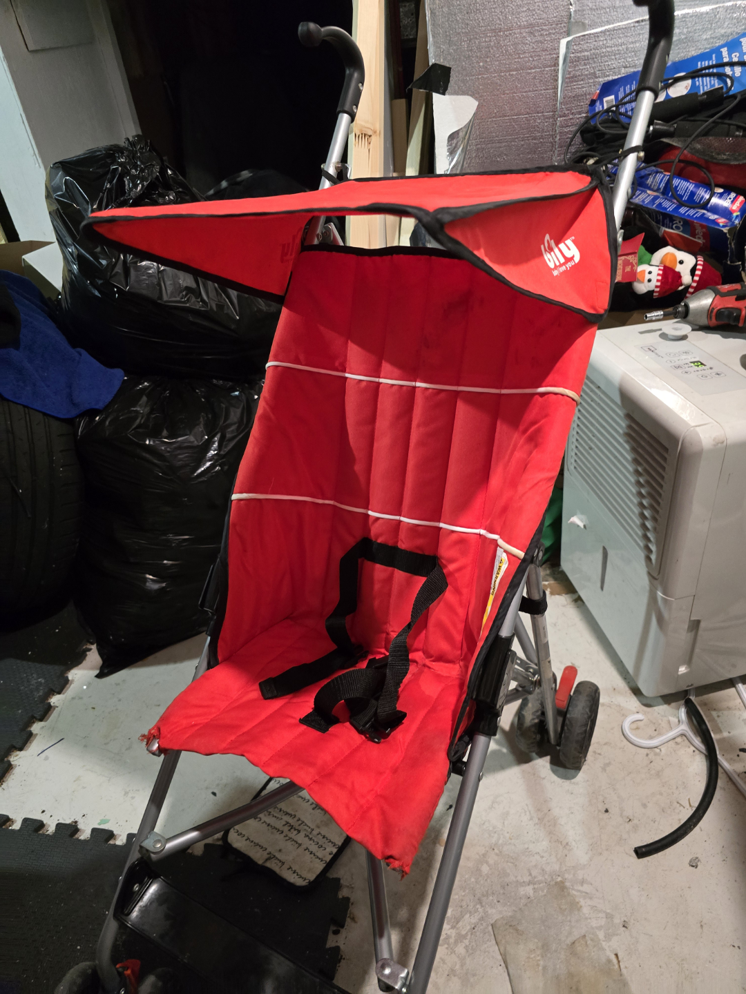 Red Umbrella Baby Stroller