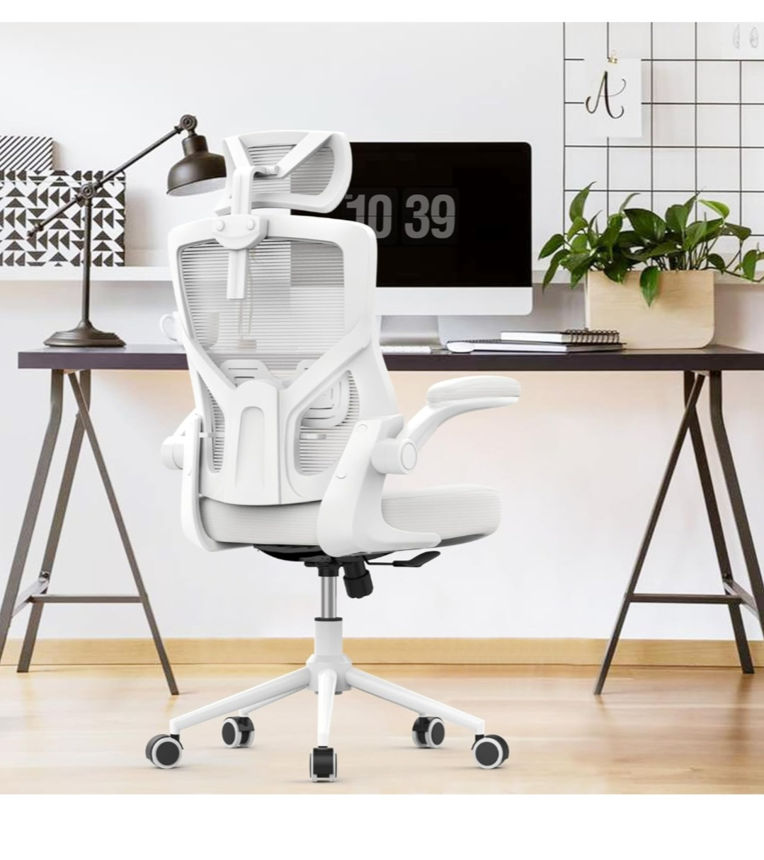 White Ergonomic Office Chair