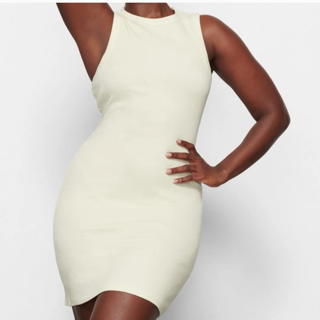 SKIMS Cotton Rib Tank Dress thumbnail