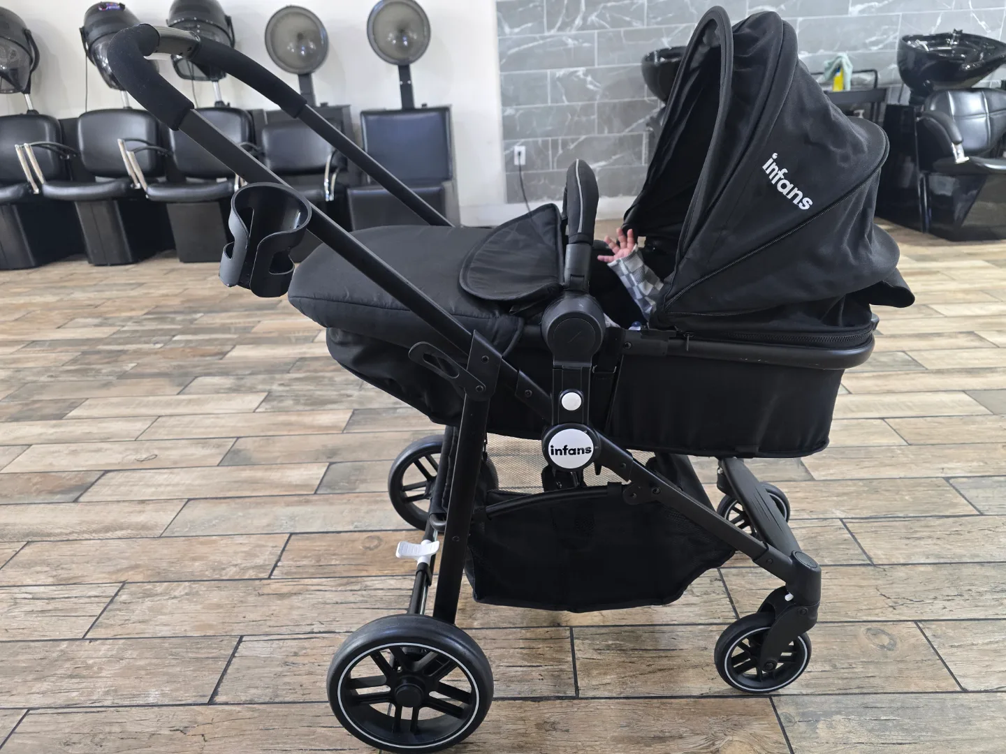 Infans Baby Stroller - Black image indicator(3)