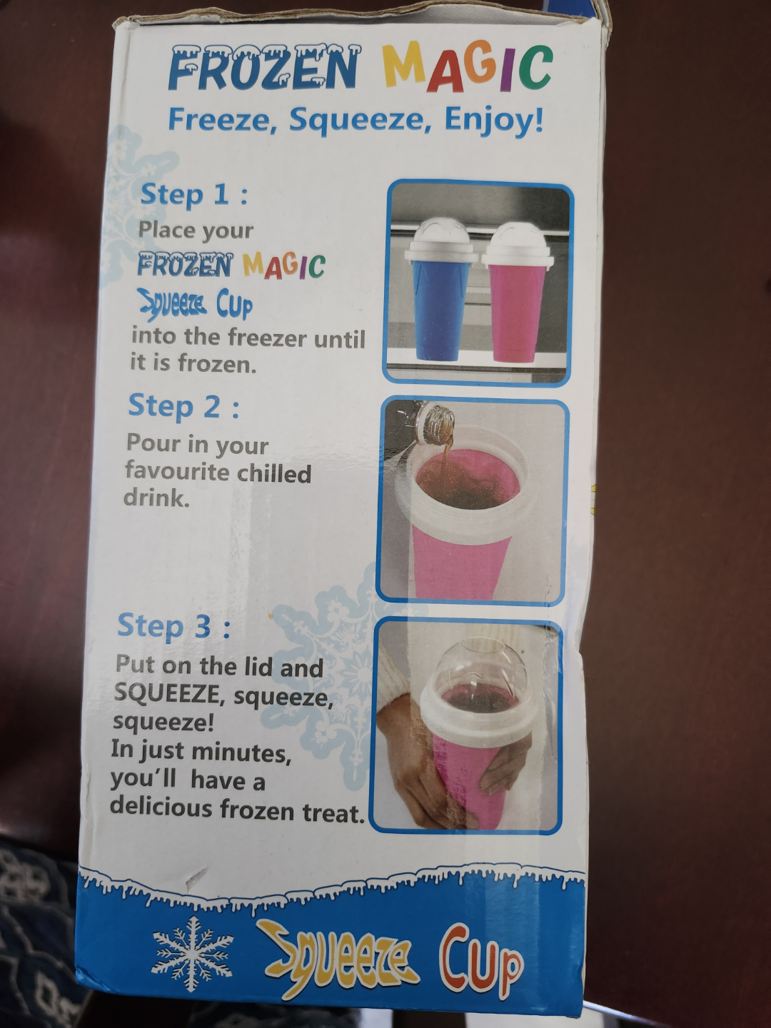 Frozen Magic Squeeze Cup - Make your own frozen treats! - photo 2