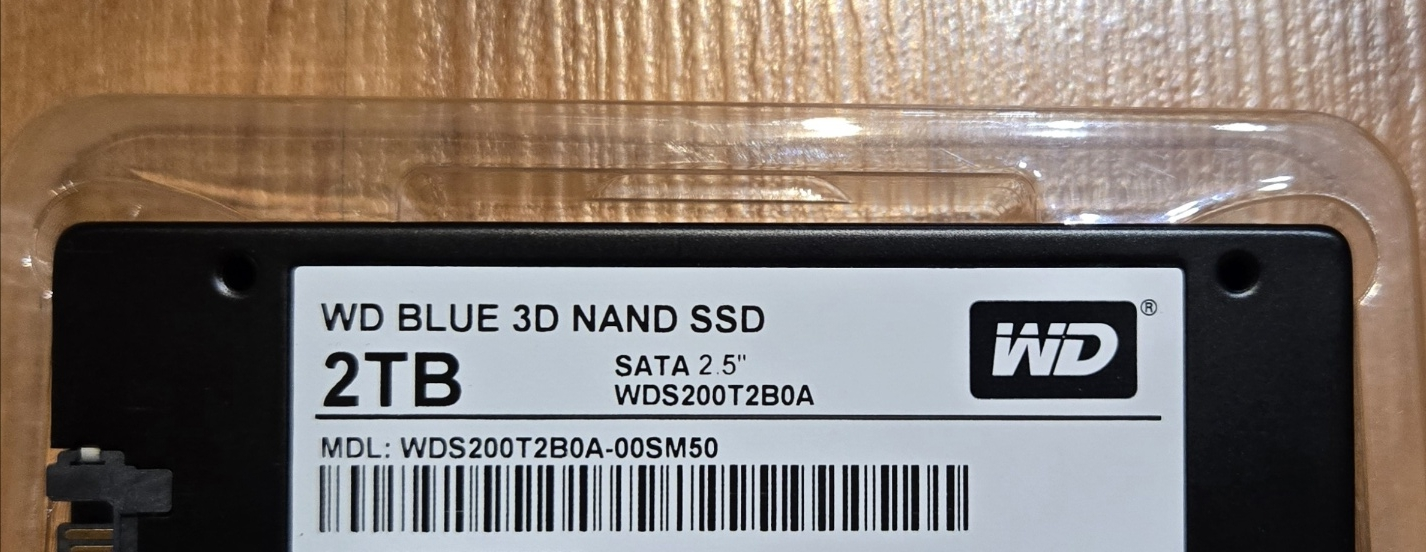 WD Blue 2TB 3D NAND SATA SSD - photo 2