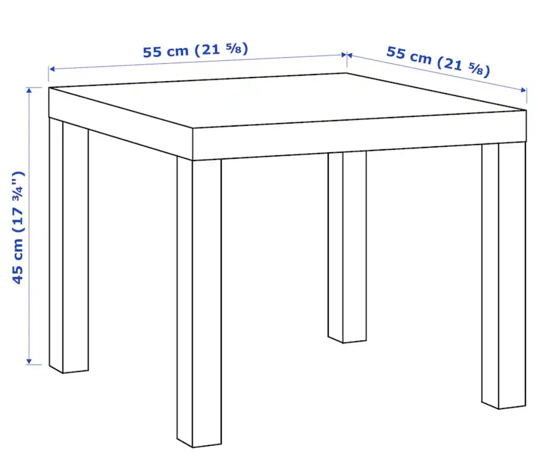 Lack White Square Coffee Table - photo 2