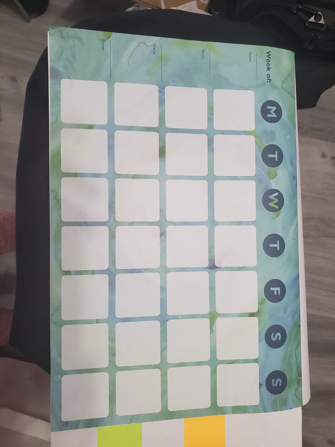 Weekly Planner - Reusable Paper Chart (30 pages) - photo 4