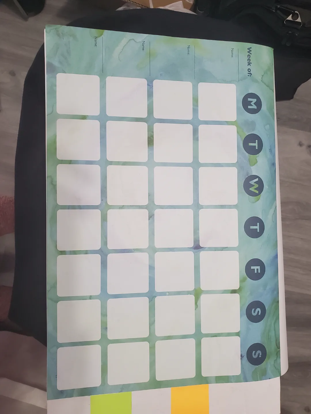 Weekly Planner - Reusable Paper Chart (30 pages) image indicator(4)