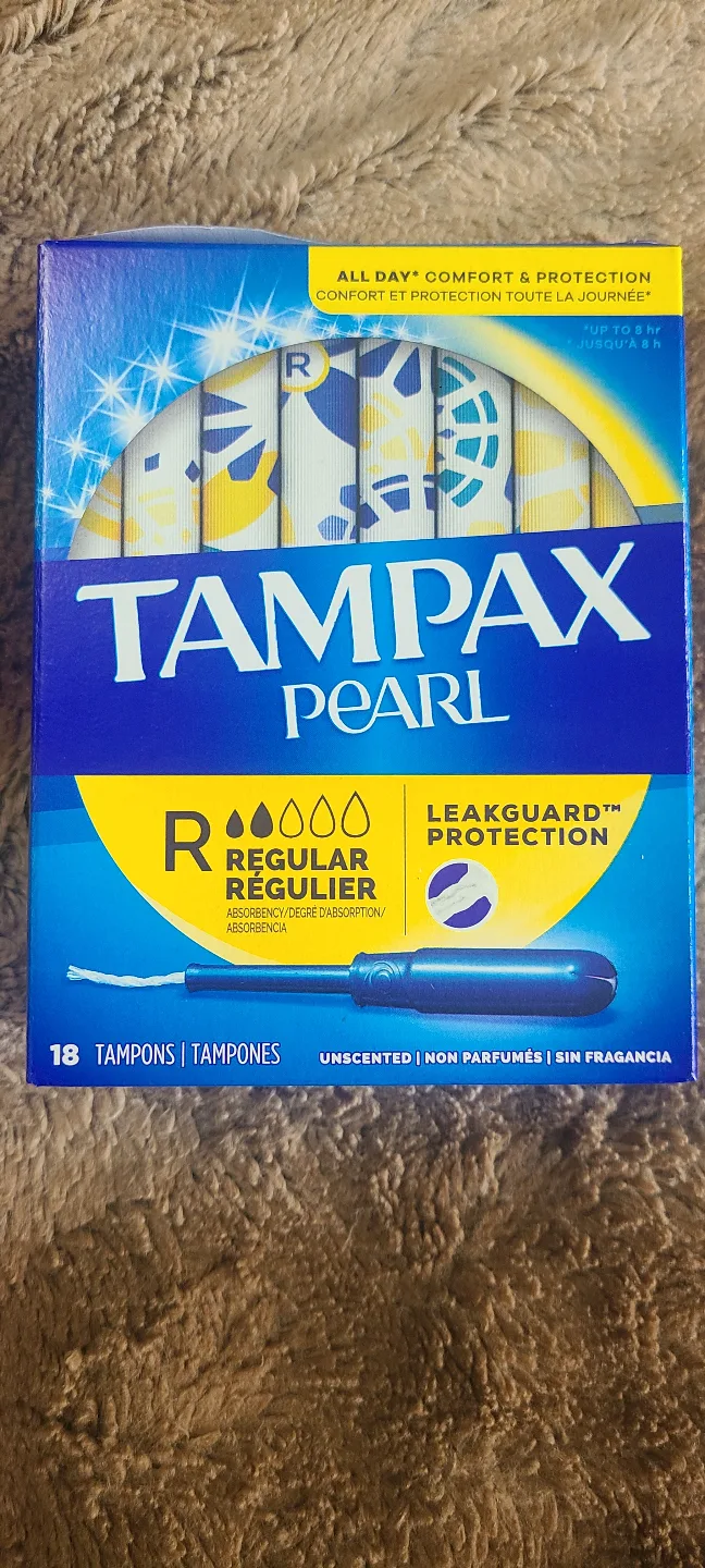 Tampax Pearl Regular Tampons, Unscented, 18 Count #freecycle thumbnail