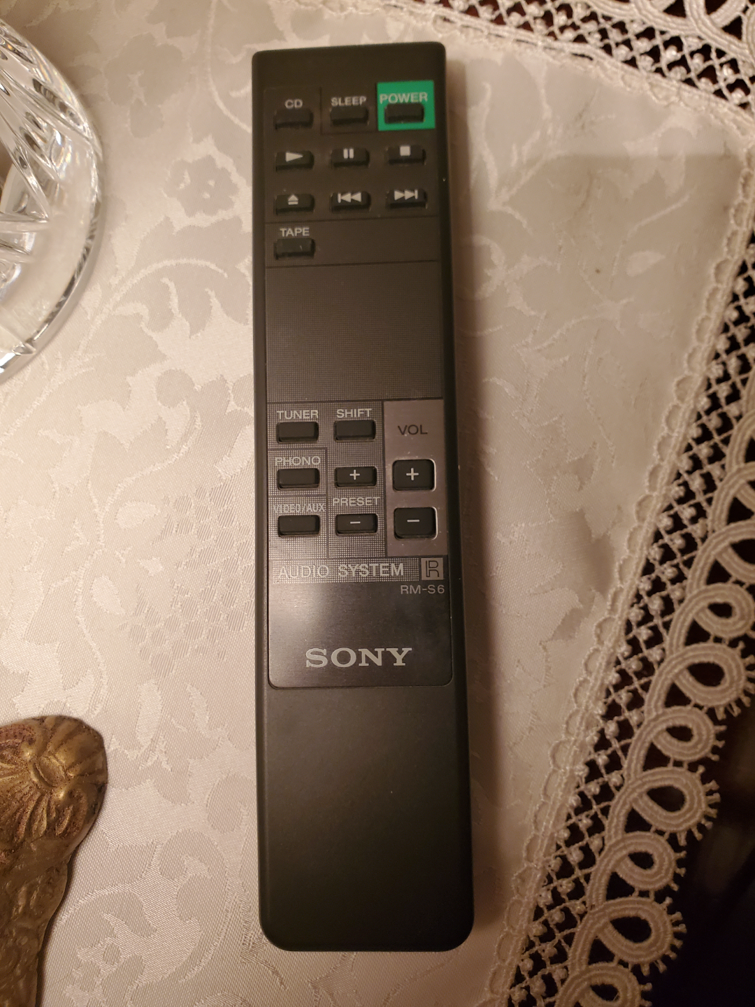 Vintage Sony RM-S6 Audio System Remote