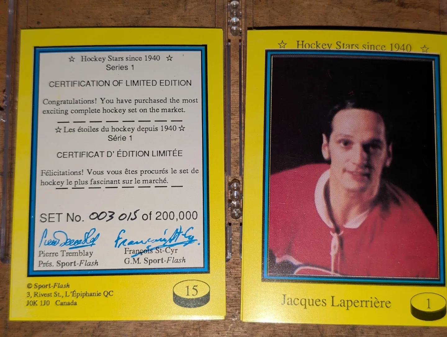 Limited Edition Hockey Card sets stars since 1940 thumbnail