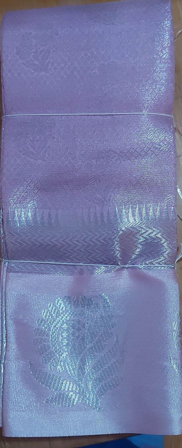 Lilac Brocade Fabric - 3 Pieces