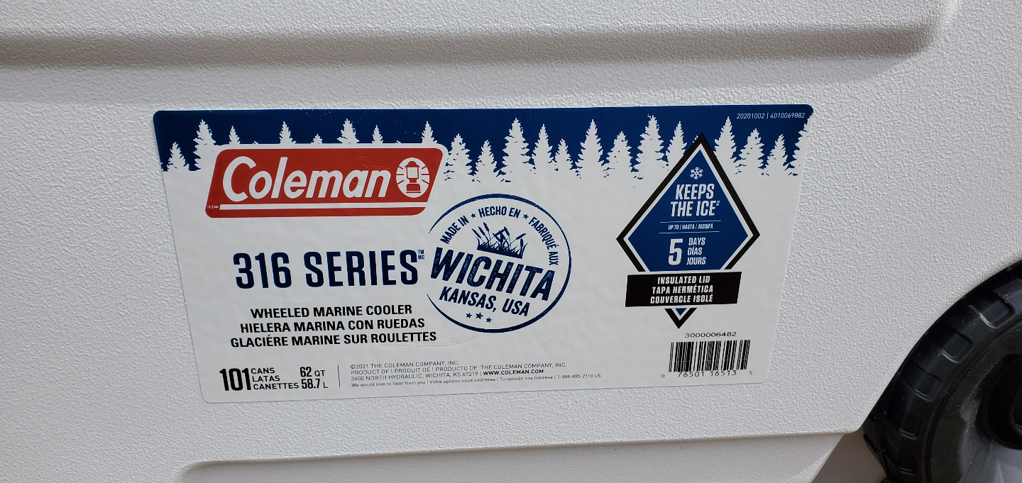 Coleman 316 Series Wheeled Cooler