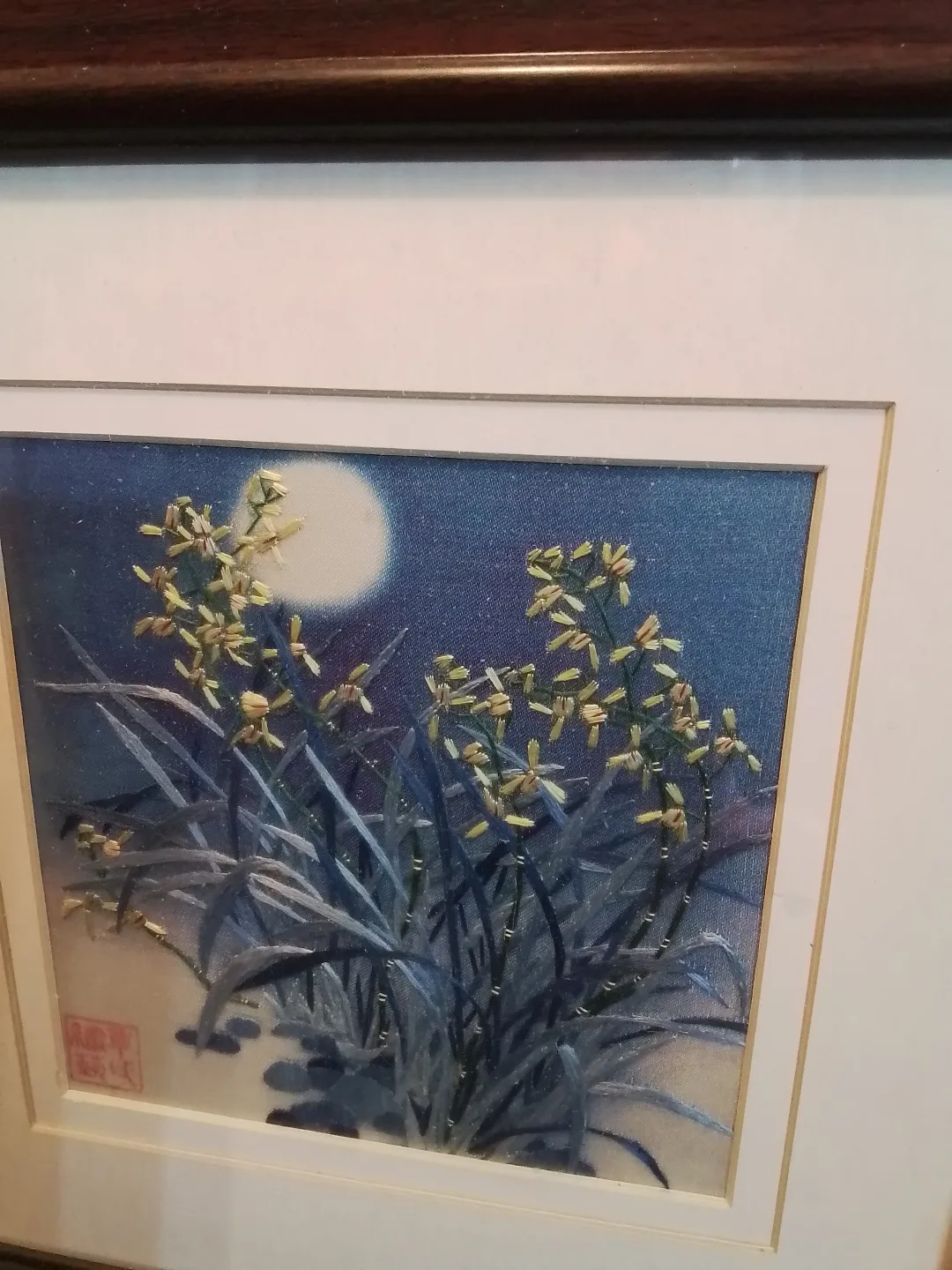 Moon and Orchid – Su Silk Art image indicator(2)