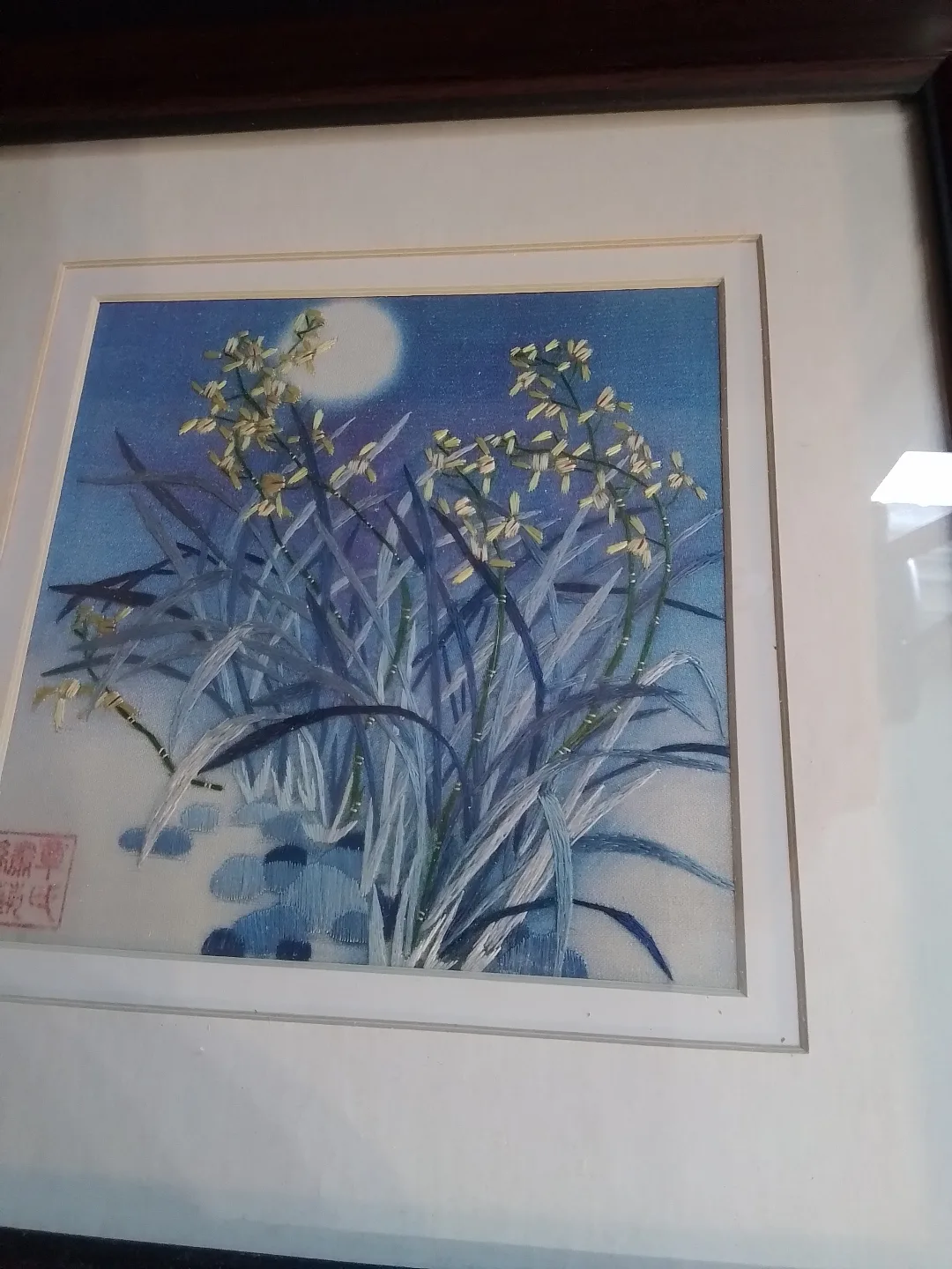 Moon and Orchid – Su Silk Art image indicator(6)