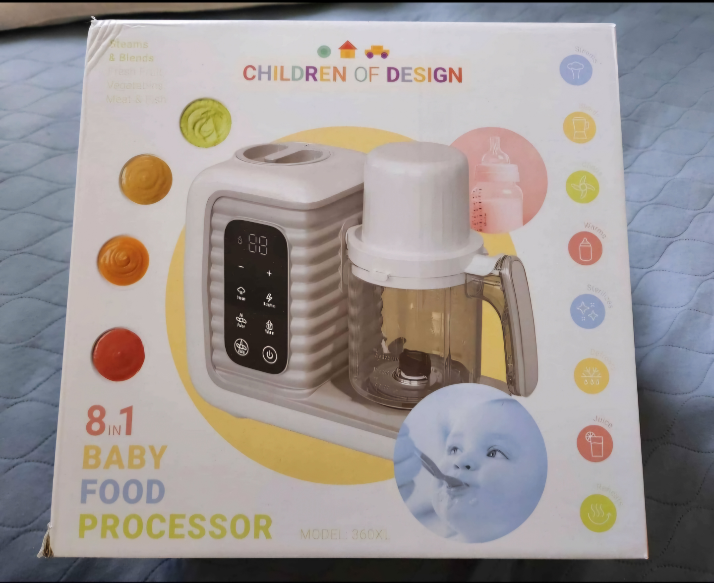 Children of Design 8-in-1 Baby Food Processor - Model 360XL - photo 5