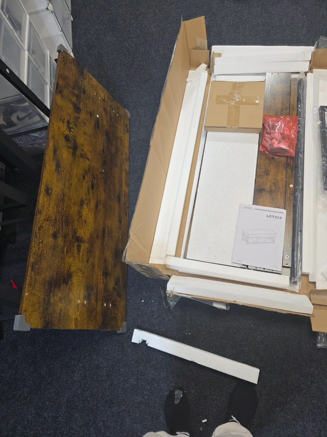 VASAGLE Lift-Top Coffee Table with Storage image indicator(9)