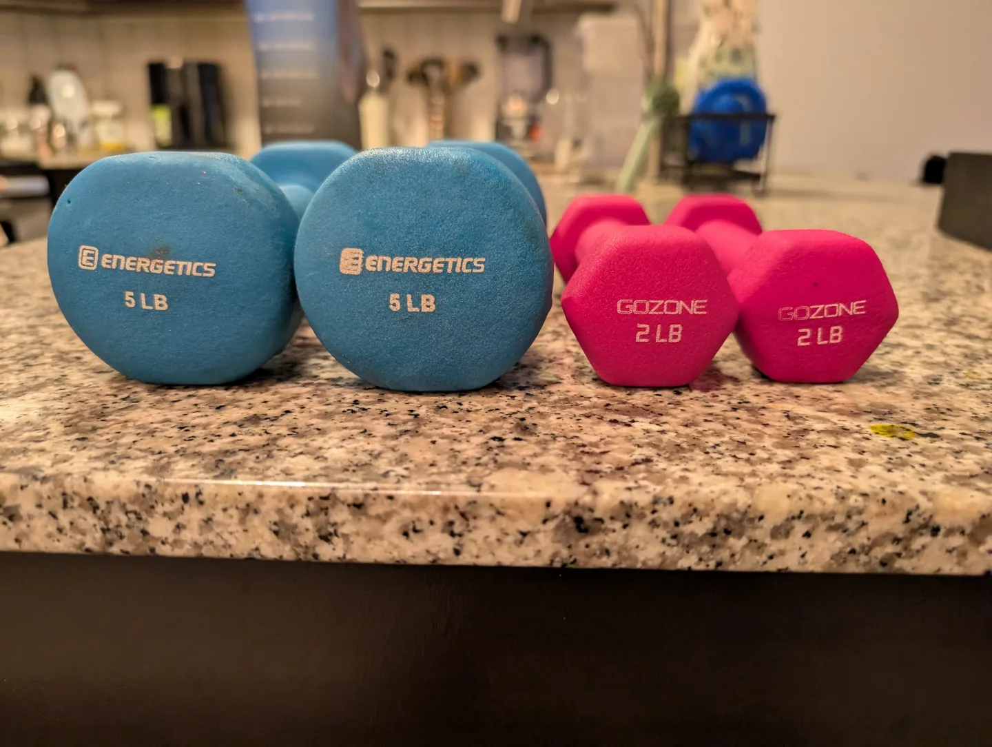 Energetics & GoZone Dumbbells - 5lb & 2lb thumbnail