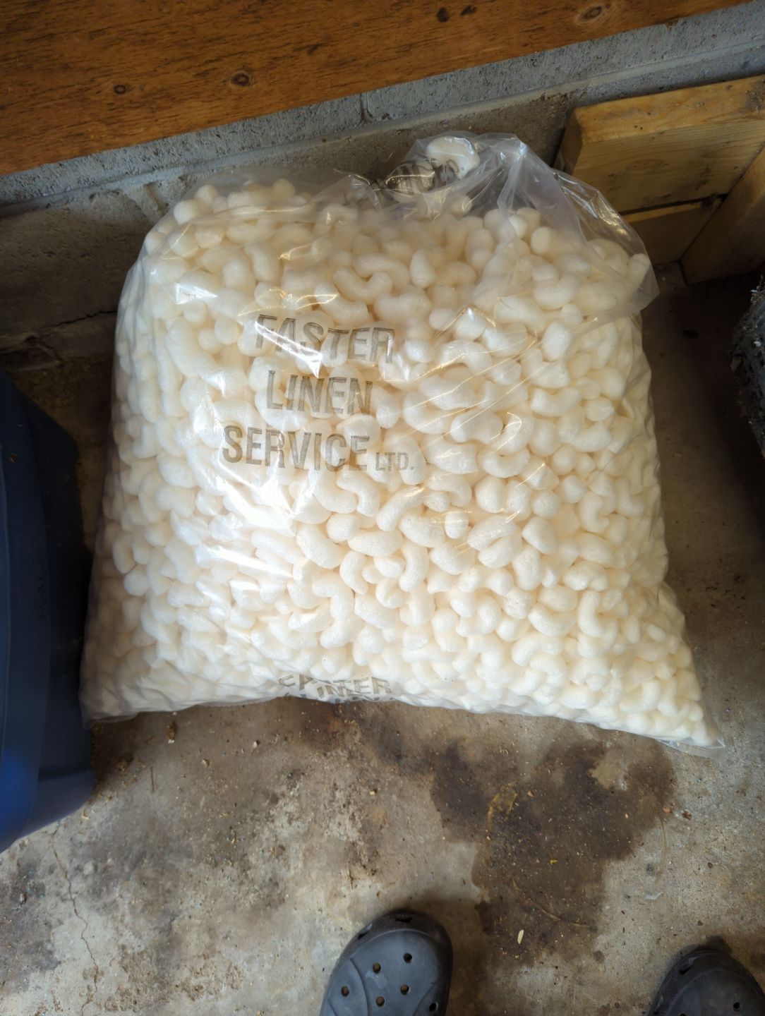 Bag of Loose Fill Packing Peanuts