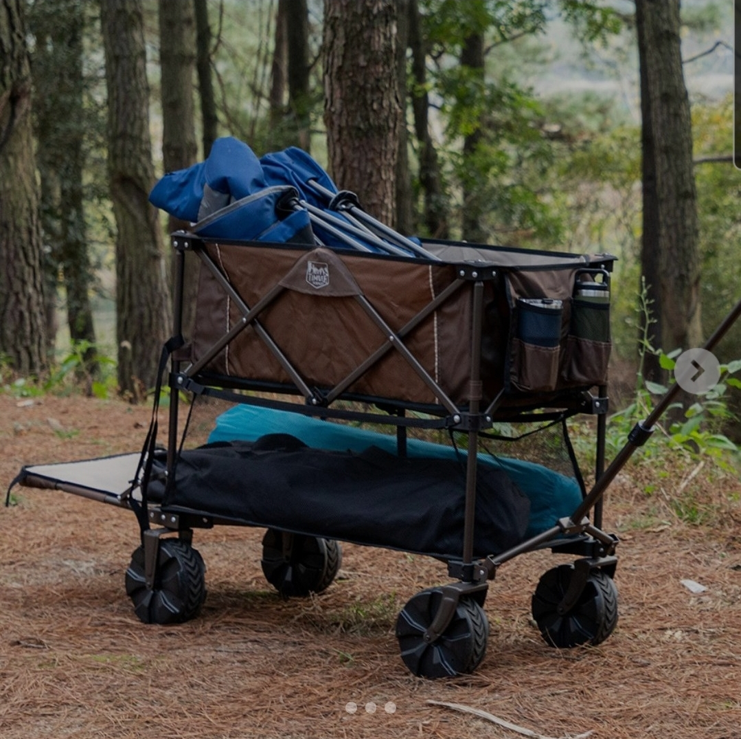 Timber Ridge Double Decker Folding Outdoor Wagon