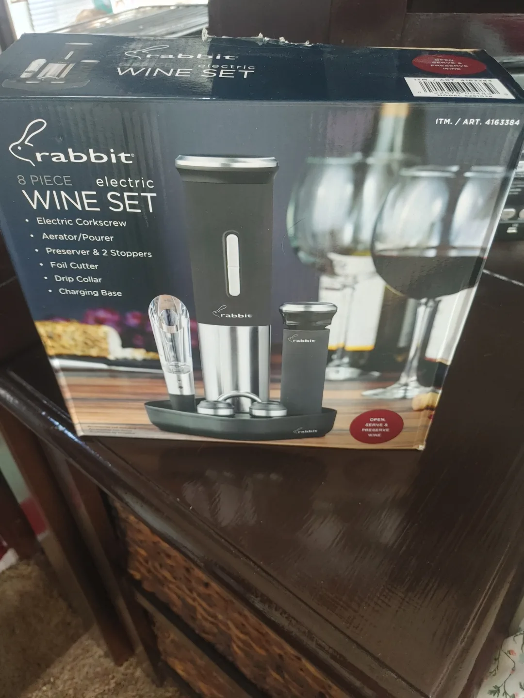 Rabbit Electric 8-Piece Wine Set - New in Box thumbnail