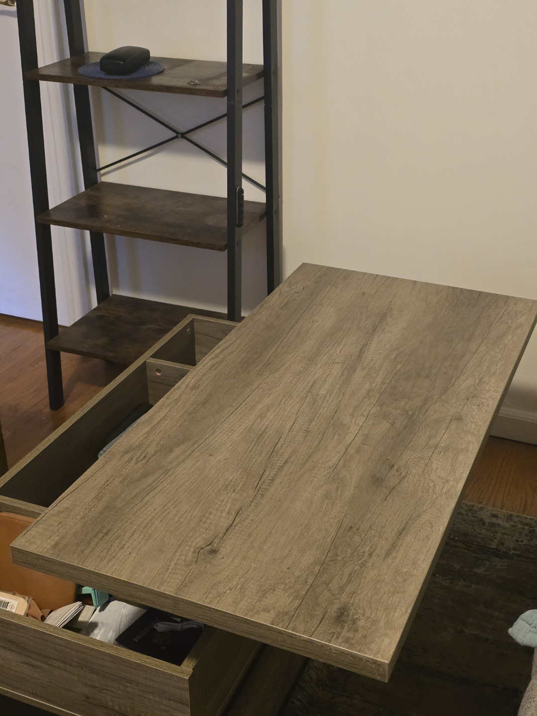 Lift-Top Coffee Table with Storage - photo 3