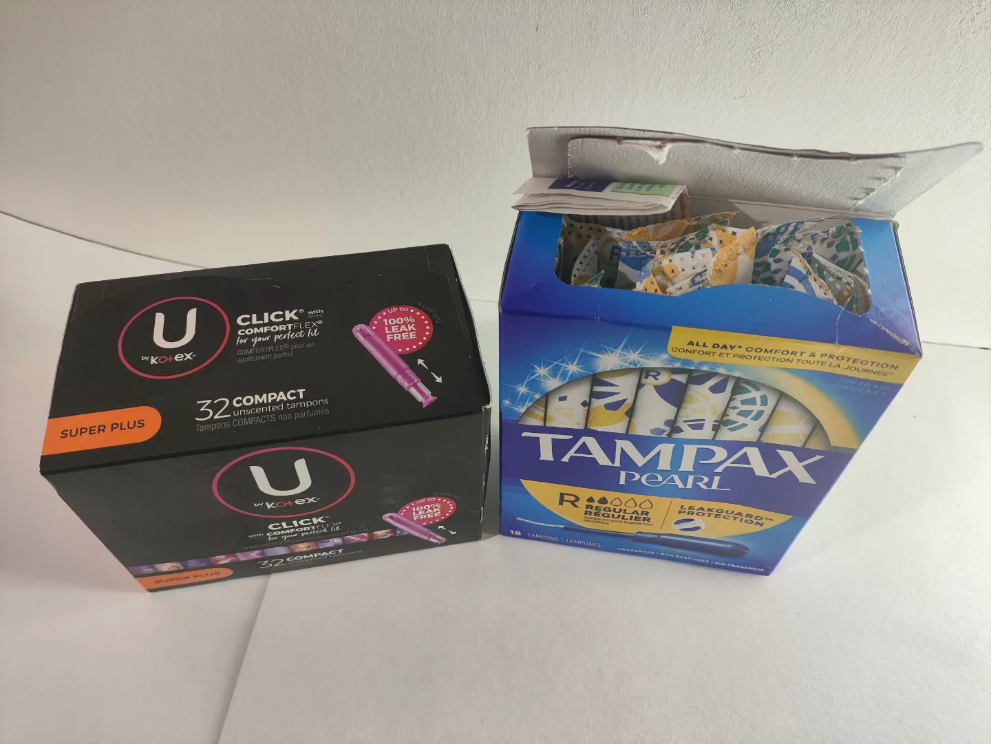 Tampons - Kotex U & Tampax Pearl image indicator(2)
