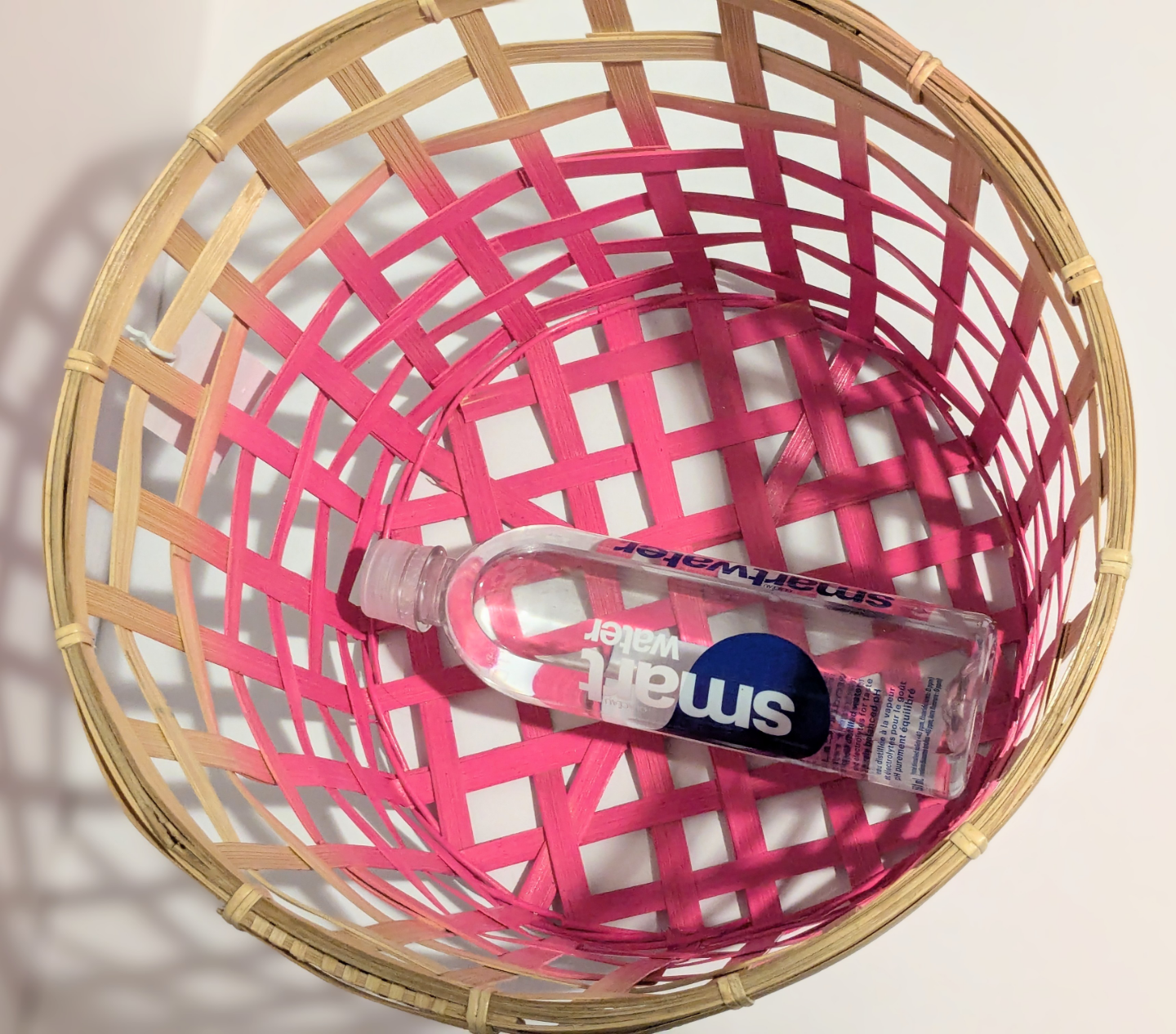 Hombre Pink Woven Basket - photo 3