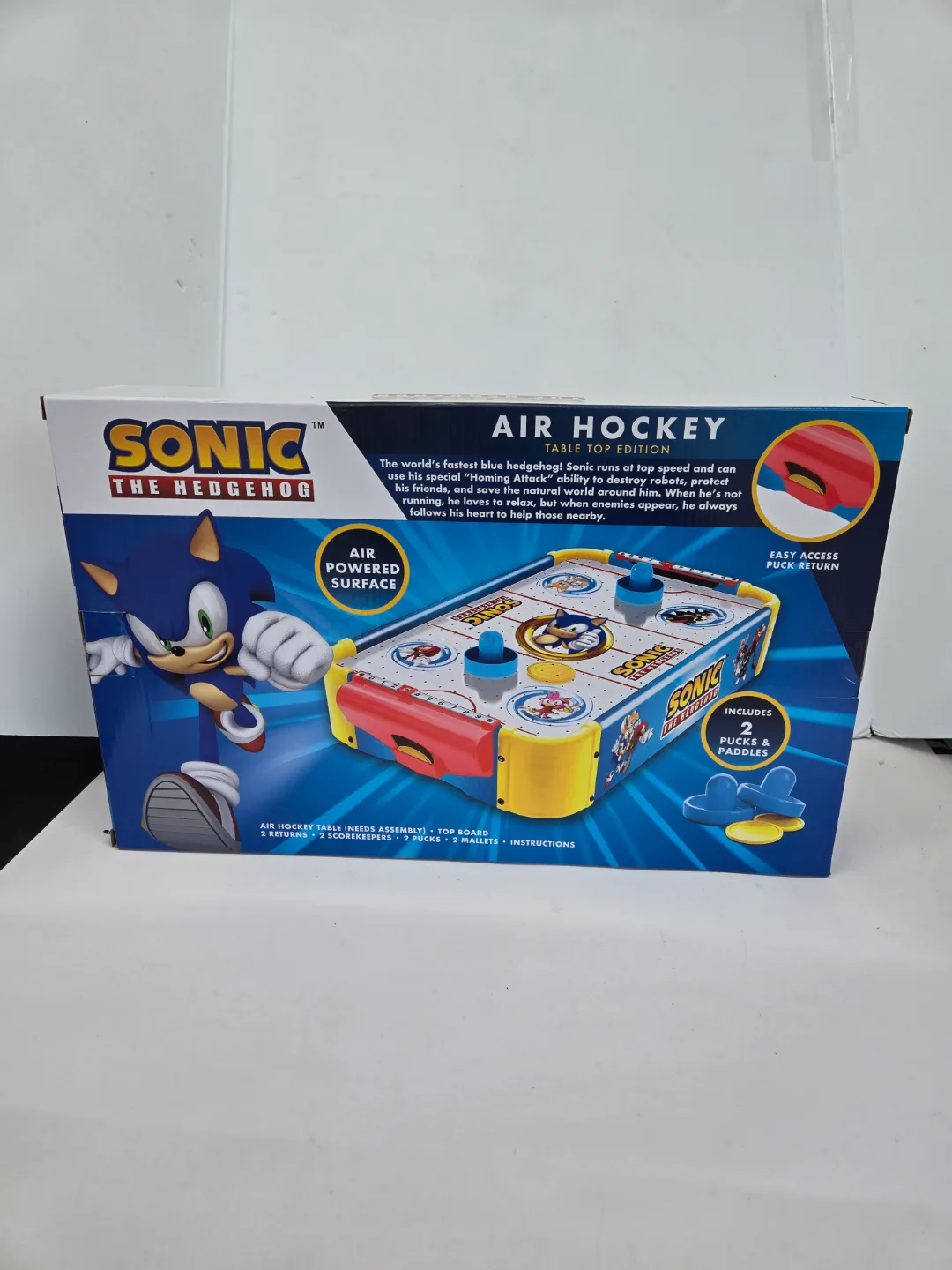 Rare sonic air hockey brand new in box sealed image indicator(4)