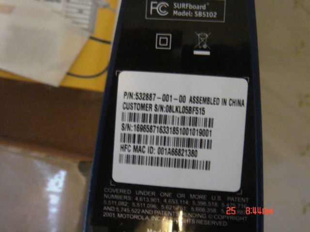 Motorola Surfboard SB5102 Cable Modem - photo 3