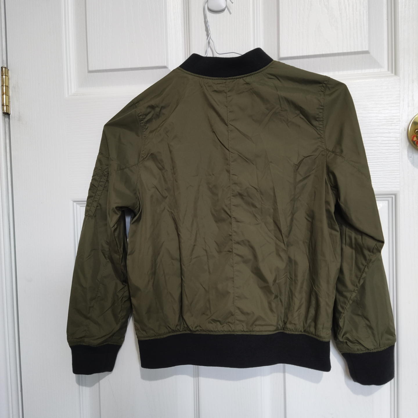 H&M Olive Green Bomber Jacket - Size 7/8Y🏒 - photo 4